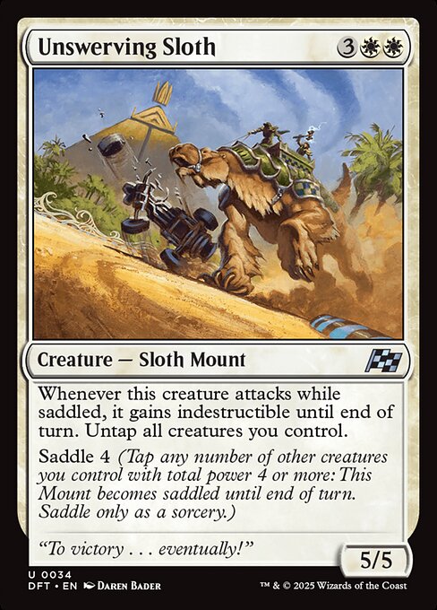 Unswerving Sloth (34) [Aetherdrift]