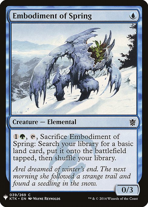 Embodiment of Spring (KTK-39) [The List]