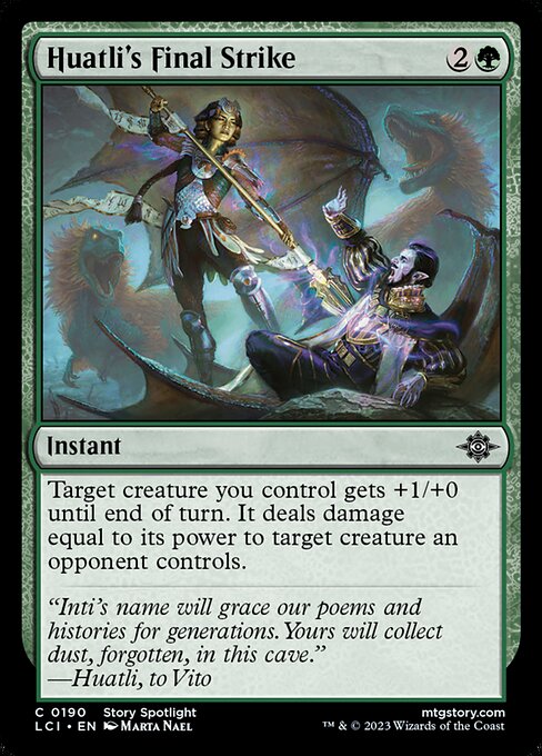 Huatli's Final Strike (190) [The Lost Caverns of Ixalan]