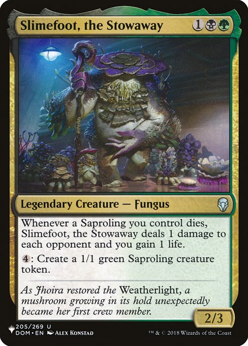 Slimefoot, the Stowaway (DOM-205) [The List]