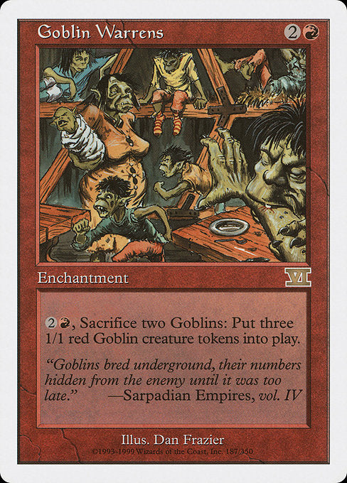 Goblin Warrens (187) [Classic Sixth Edition]