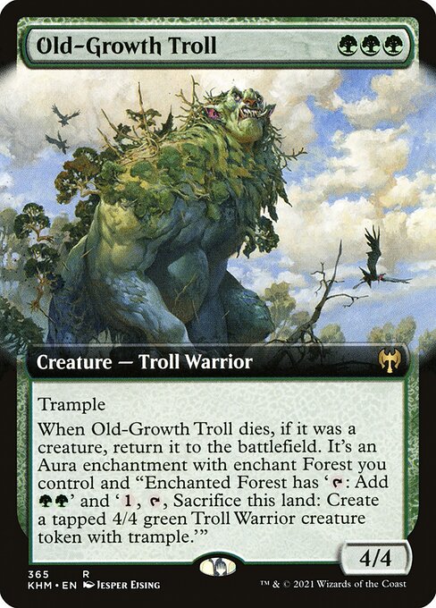 Old-Growth Troll (365) [Kaldheim] [Extended Art]