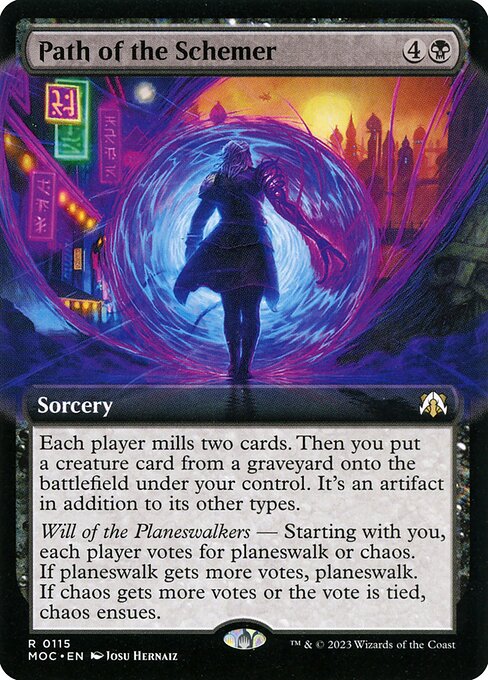 Path of the Schemer (115) [March of the Machine Commander] [Extended Art]