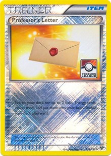 Professor's Letter - 123/146 (Pokemon League) (123/146) [League and Championship Cards]