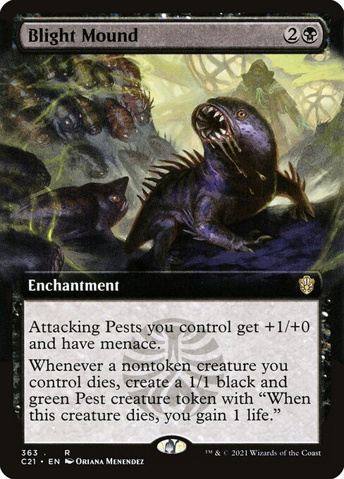 Blight Mound (363) [Commander 2021] [Extended Art]