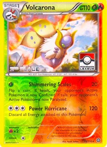 Volcarona - 15/114 (Pokemon League) [2nd Place] (015/114) [League and Championship Cards]