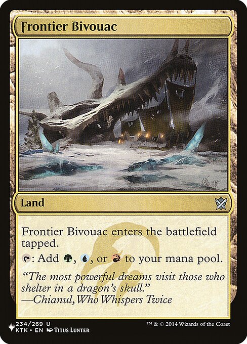 Frontier Bivouac (KTK-234) [The List]