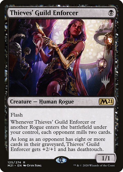 Thieves' Guild Enforcer (125p) [Core Set 2021 Promos]