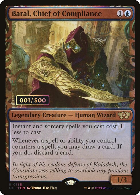 Baral, Chief of Compliance (138z) [Multiverse Legends] [Showcase]