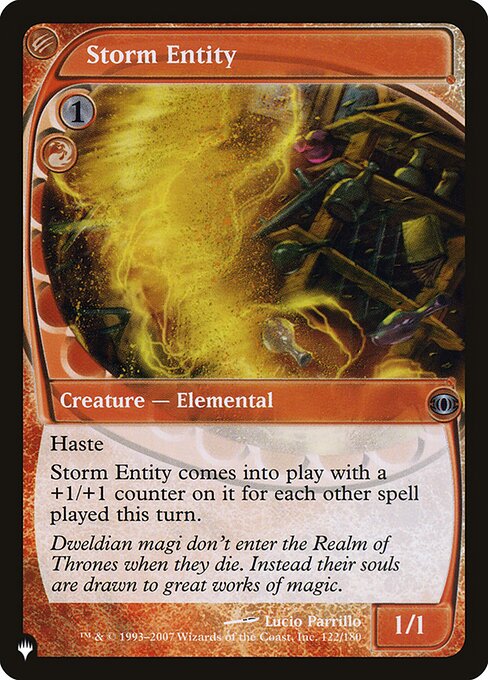 Storm Entity (FUT-122) [The List]