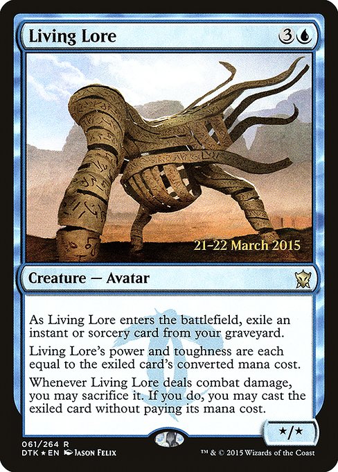 Living Lore (61s) [Dragons of Tarkir Promos]