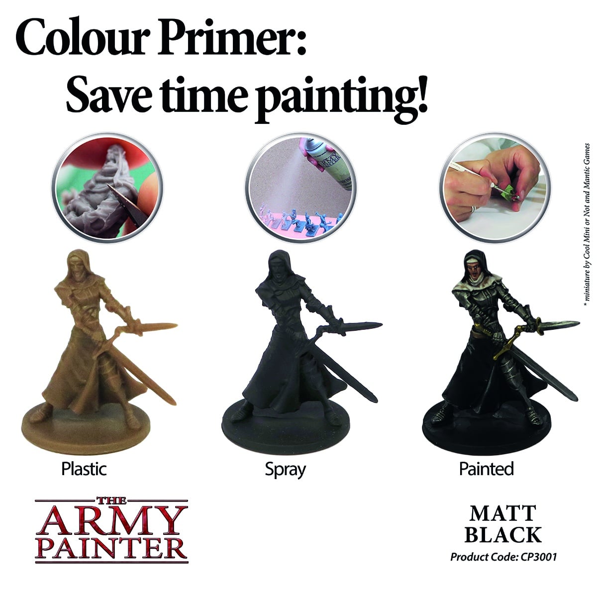 AP- Matt Black Base Spray Primer image 2