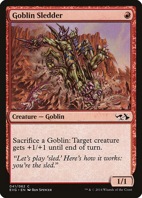 Goblin Sledder (41) [Duel Decks Anthology: Elves vs. Goblins]