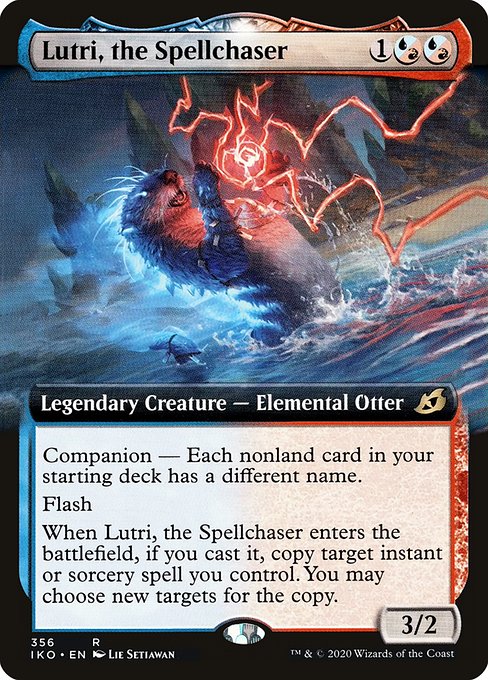 Lutri, the Spellchaser (356) [Ikoria: Lair of Behemoths] [Extended Art]