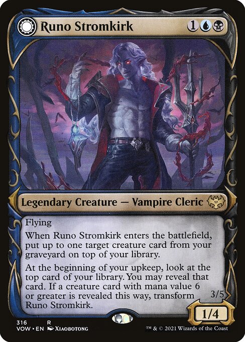 Runo Stromkirk // Krothuss, Lord of the Deep (316) [Innistrad: Crimson Vow] [Showcase]