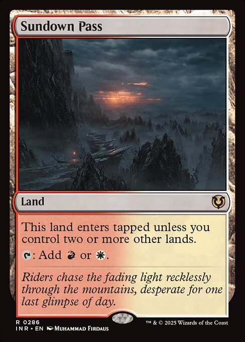 Sundown Pass (286) [Innistrad Remastered]