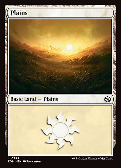 Plains (277) [Tarkir: Dragonstorm]