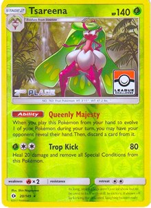 Tsareena - 20/149 (League Challenge) [2nd Place] (020/149) [League and Championship Cards]