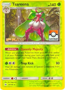 Tsareena - 20/149 (League Challenge) [3rd Place] (020/149) [League and Championship Cards]