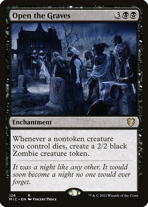 Open the Graves (126) [Midnight Hunt Commander]