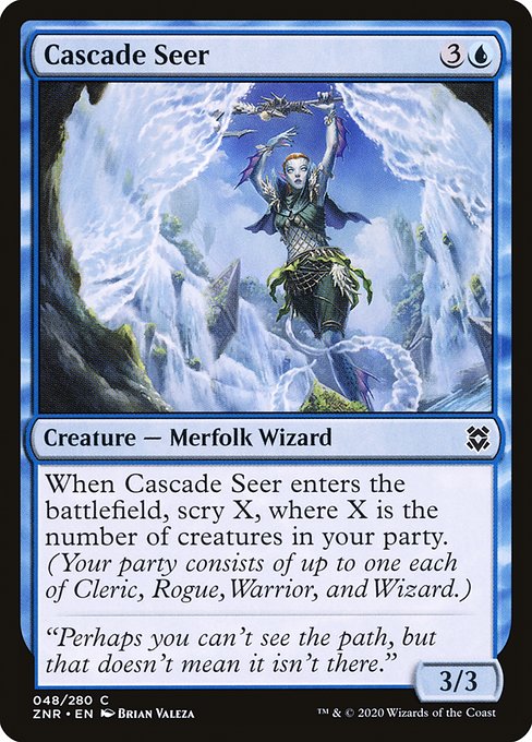 Cascade Seer (48) [Zendikar Rising]
