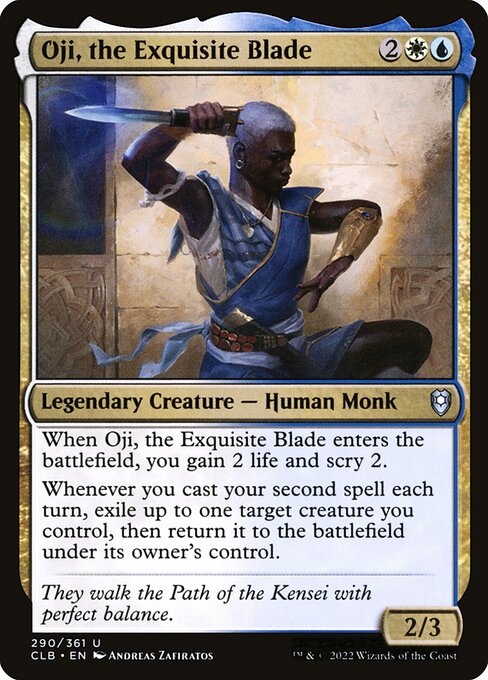Oji, the Exquisite Blade (290) [Commander Legends: Battle for Baldur's Gate]