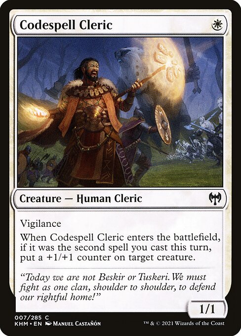 Codespell Cleric (7) [Kaldheim]