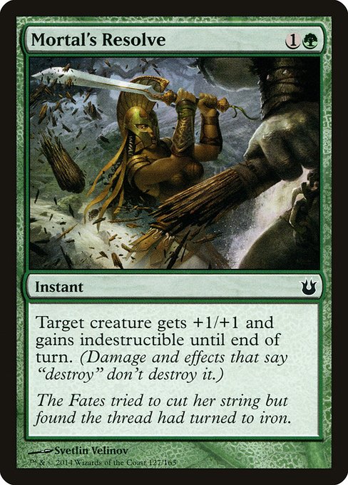 Mortal's Resolve (127) [Born of the Gods]