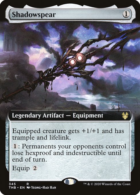 Shadowspear (345) [Theros Beyond Death] [Extended Art]