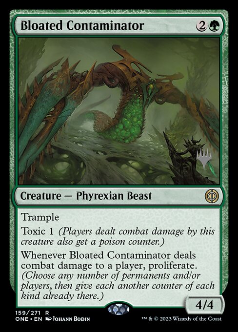 Bloated Contaminator (159p) [Phyrexia: All Will Be One Promos]