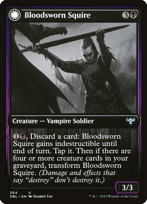 Bloodsworn Squire // Bloodsworn Knight (364) [Innistrad: Double Feature]