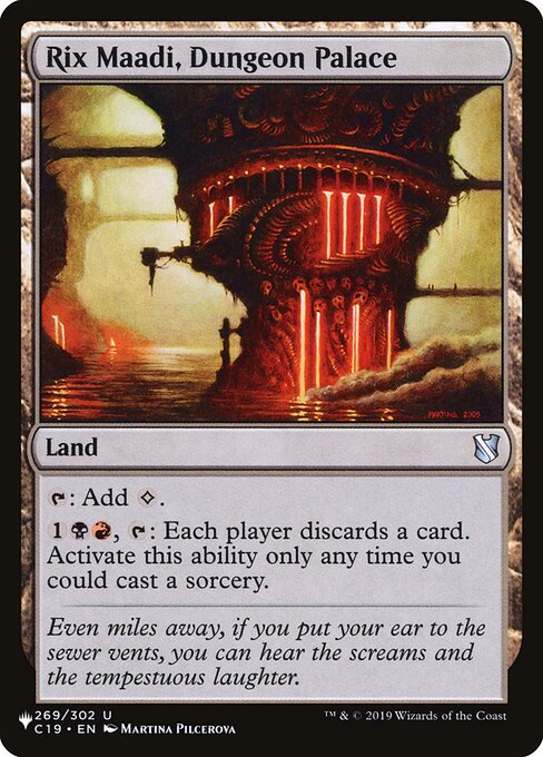 Rix Maadi, Dungeon Palace (C19-269) [The List]