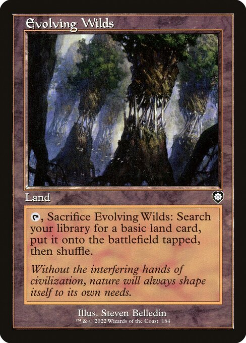 Evolving Wilds (184) [The Brothers' War Commander]