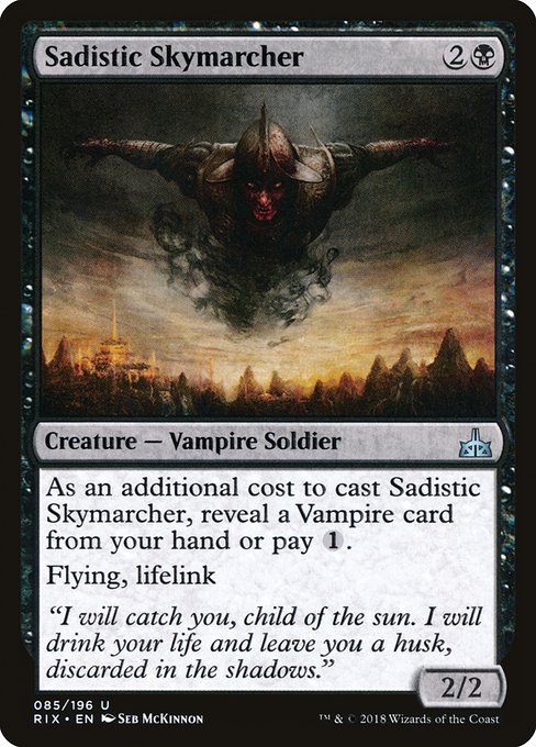 Sadistic Skymarcher (85) [Rivals of Ixalan]