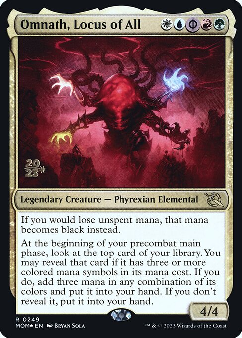 Omnath, Locus of All (249s) [March of the Machine Promos]