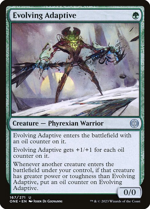 Evolving Adaptive (167) [Phyrexia: All Will Be One]