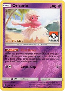 Oricorio - 55/145 (League Challenge) [3rd Place] (055/145) [League and Championship Cards]