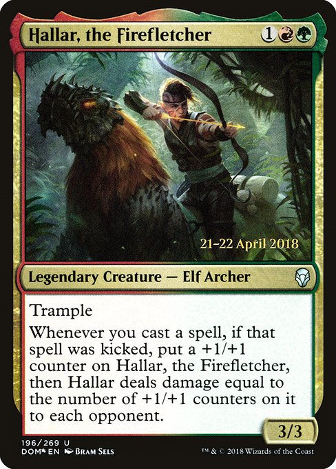 Hallar, the Firefletcher (196s) [Dominaria Promos]