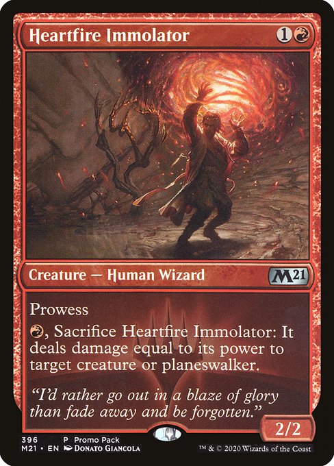 Heartfire Immolator (396) [Core Set 2021]