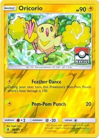 Oricorio - 46/145 (Pokemon League) (046/145) [League and Championship Cards]