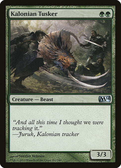 Kalonian Tusker (182) [Magic 2014]