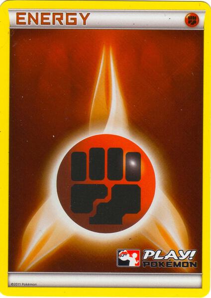 Fighting Energy (2011 Play! Pokemon) [League and Championship Cards]