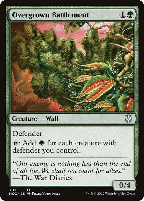 Overgrown Battlement (303) [New Capenna Commander]