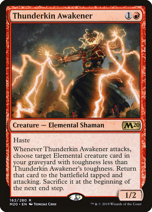 Thunderkin Awakener (162p) [Core Set 2020 Promos]