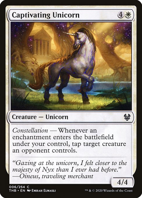 Captivating Unicorn (6) [Theros Beyond Death]