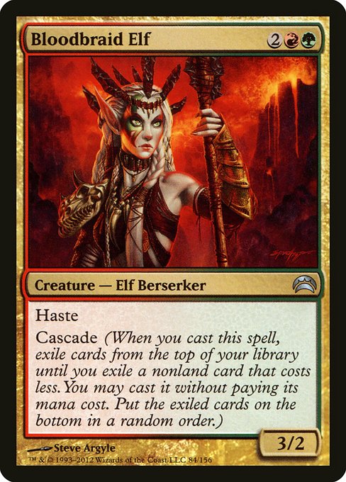 Bloodbraid Elf (84) [Planechase 2012]