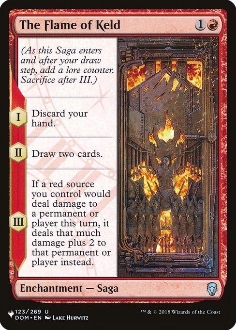 The Flame of Keld (DOM-123) [The List]