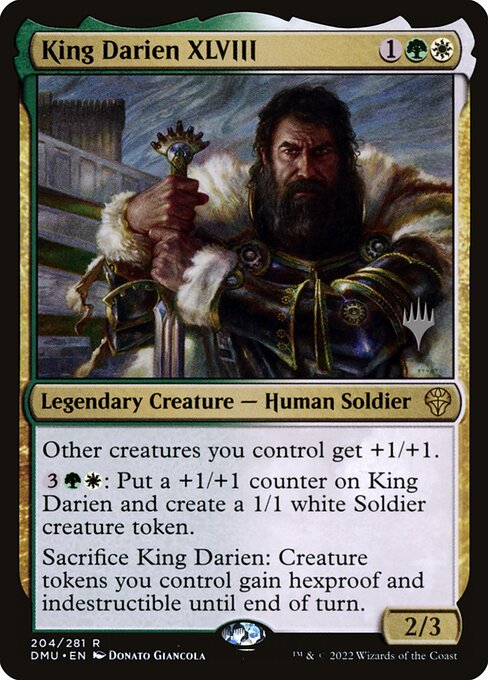 King Darien XLVIII (204p) [Dominaria United Promos]