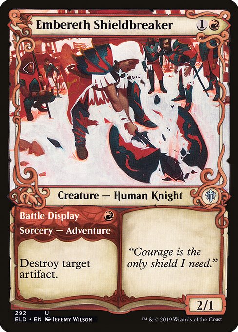 Embereth Shieldbreaker // Battle Display (292) [Throne of Eldraine] [Showcase]