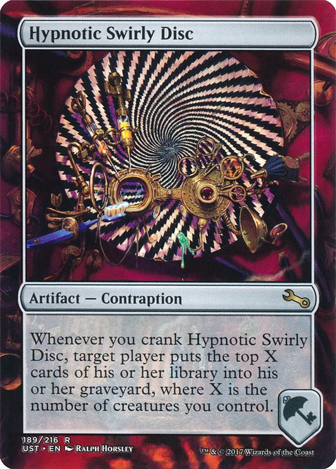Hypnotic Swirly Disc (189) [Unstable] [Borderless]